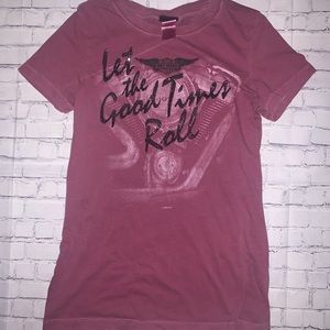 Harley Davidson Let The Good Times Roll T Shirt